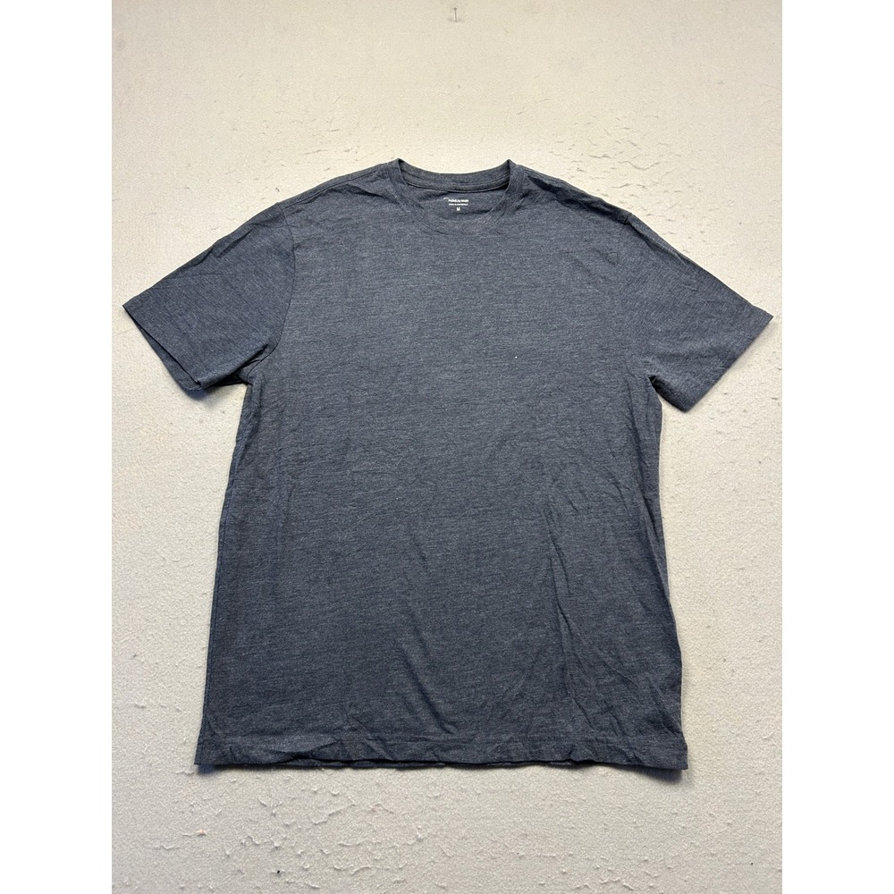 Banana Republic T-Shirt Premium Wash Jersey Charcoal Gray Medium Mens